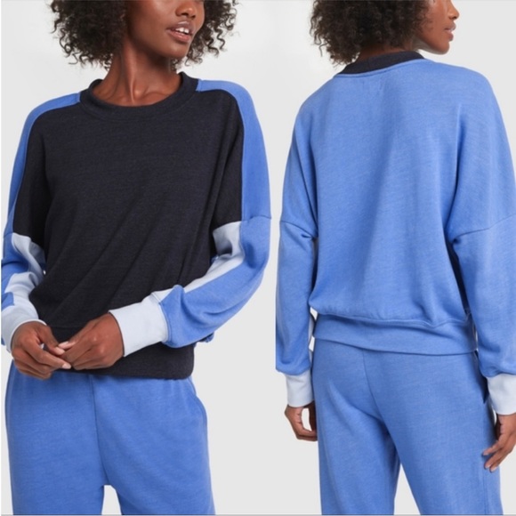 Sundry. Color block sweatpants. blue. Size 0. Small or x-small. - Picture 2 of 9
